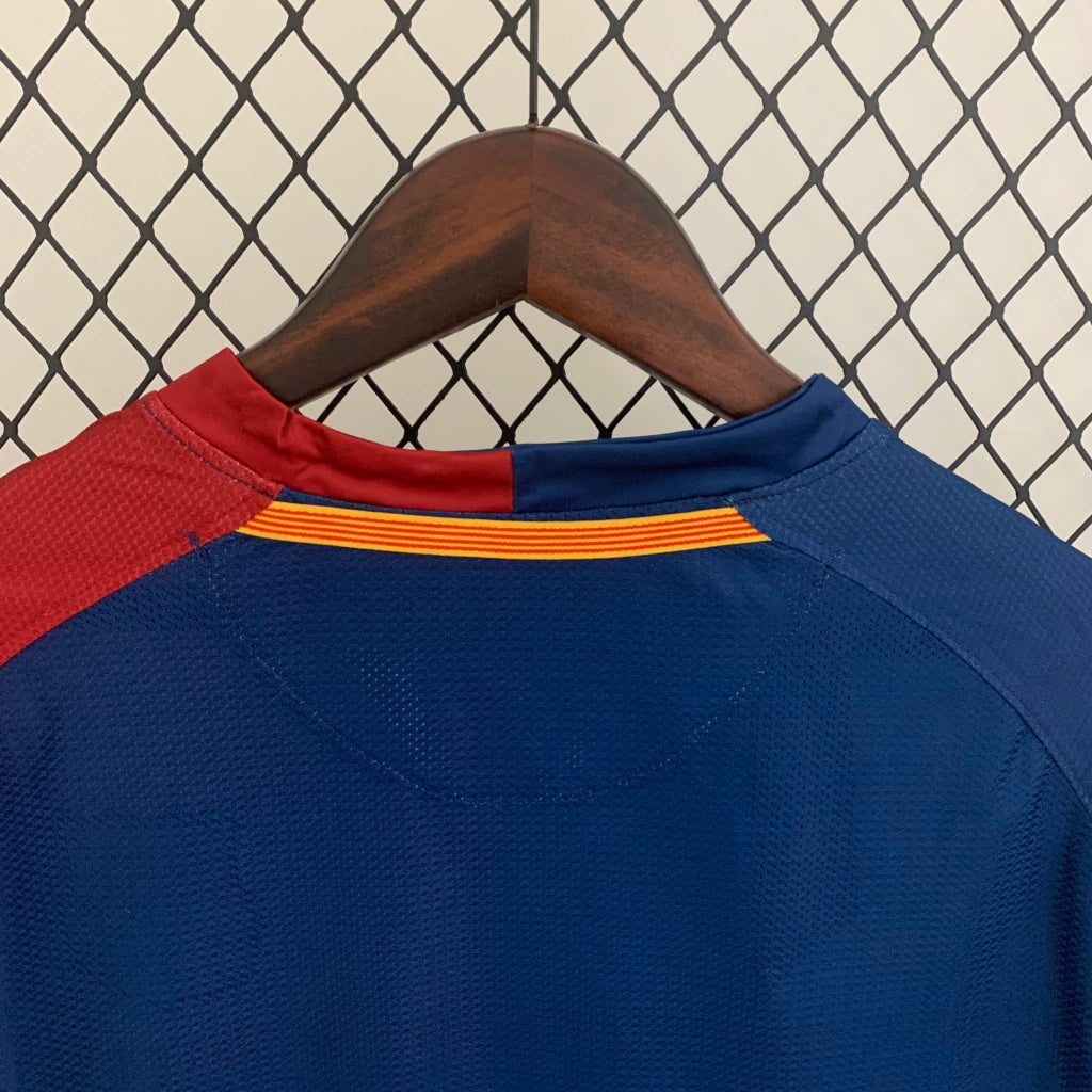 BARCELONA I 08/09 MASCULINO (RETRO) ESPECIAL CAMPEÕES MANGA LONGA