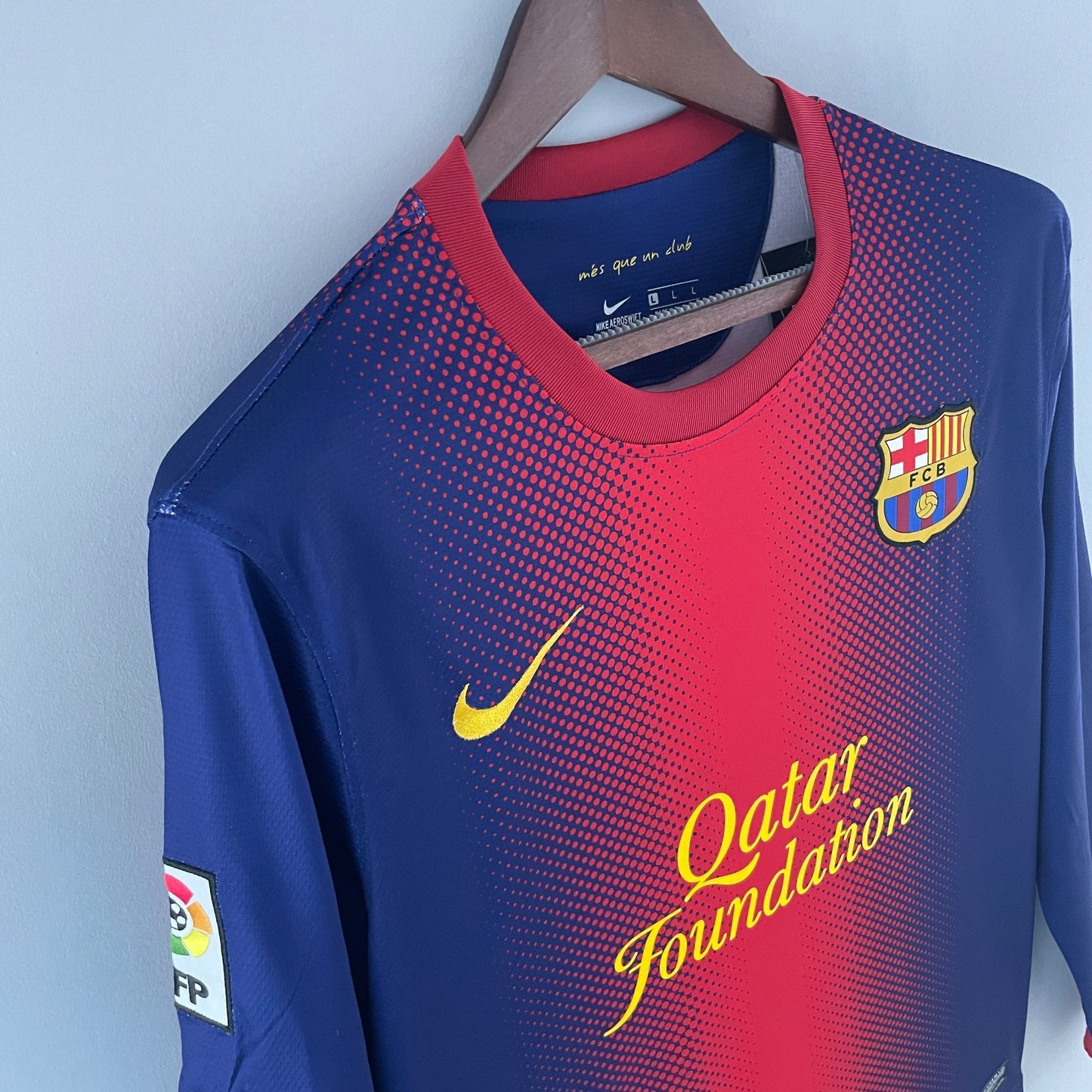 BARCELONA I 12/13 MASCULINO (RETRO) MANGA LONGA