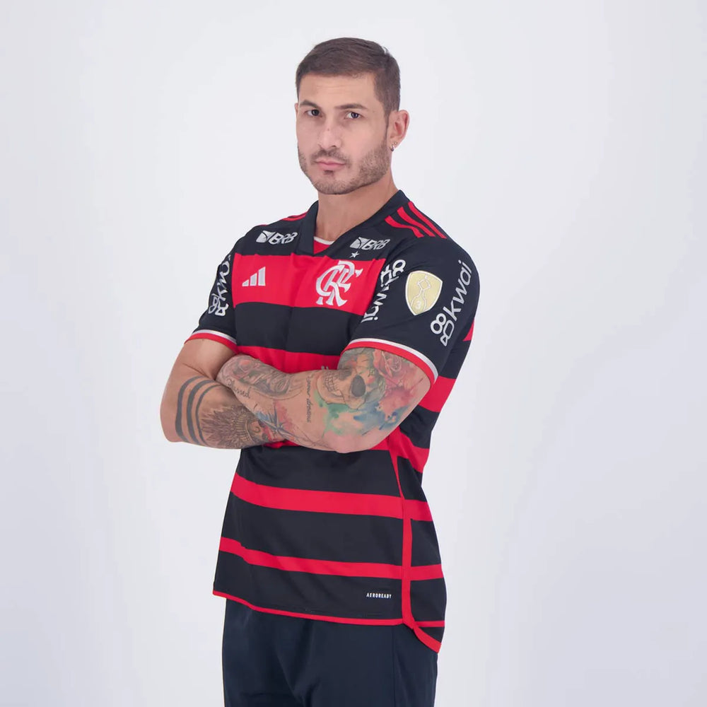 CAMISETA FLAMENGO I TODOS OS PATROCINADORES 24/25 MASCULINO