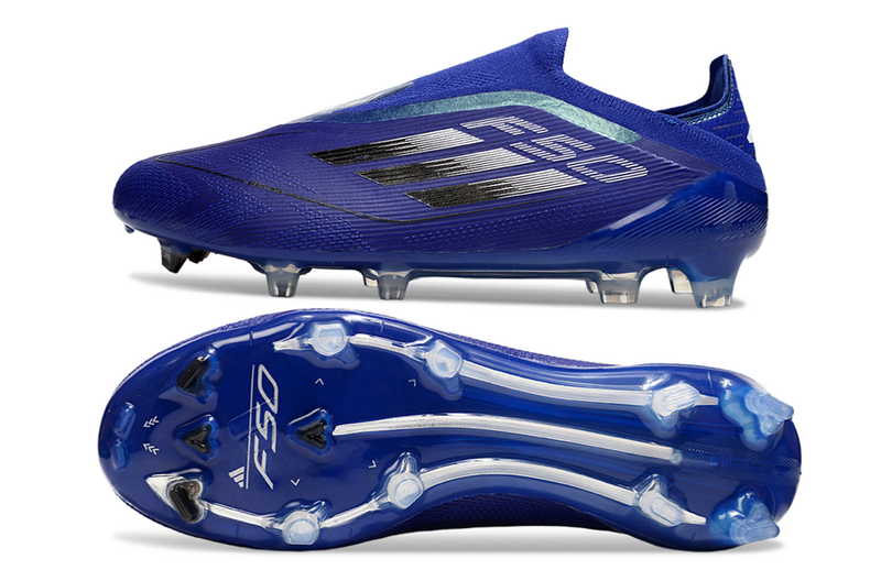 ADIDAS F50 LACELESS ELITE CAMPO - AZUL E PRETA