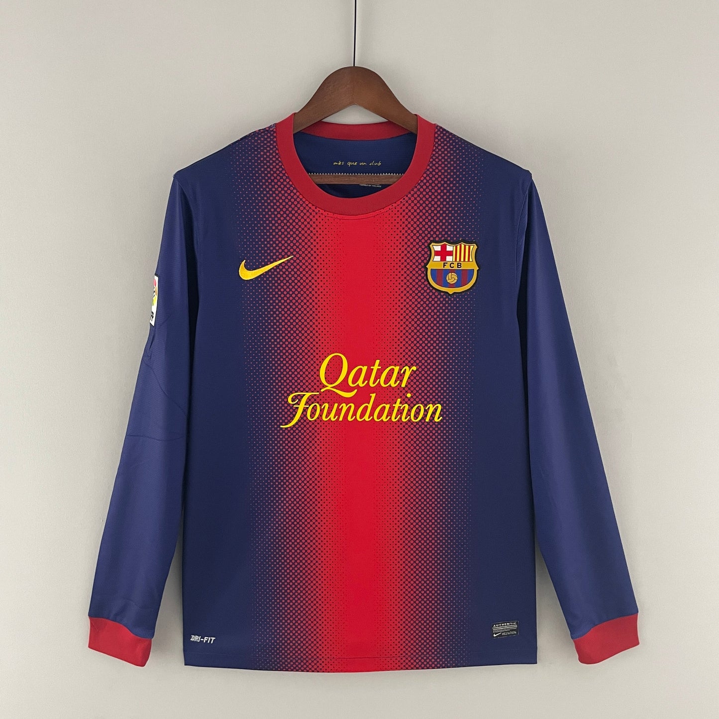 BARCELONA I 12/13 MASCULINO (RETRO) MANGA LONGA