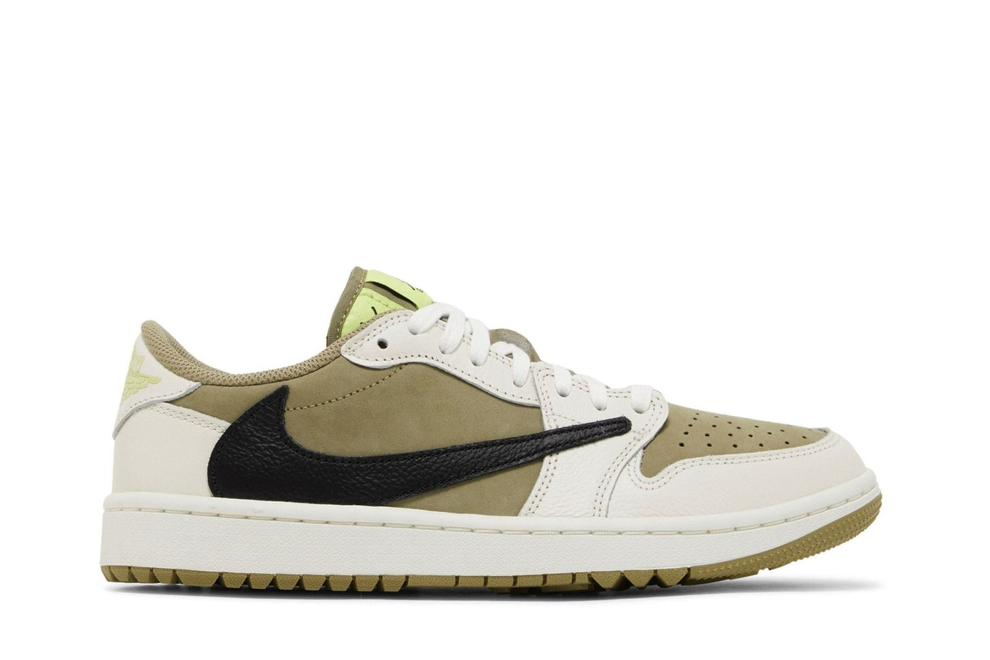Sneakers Travis Scott x Air Jordan 1 Low Golf Neutral Olive – Verde