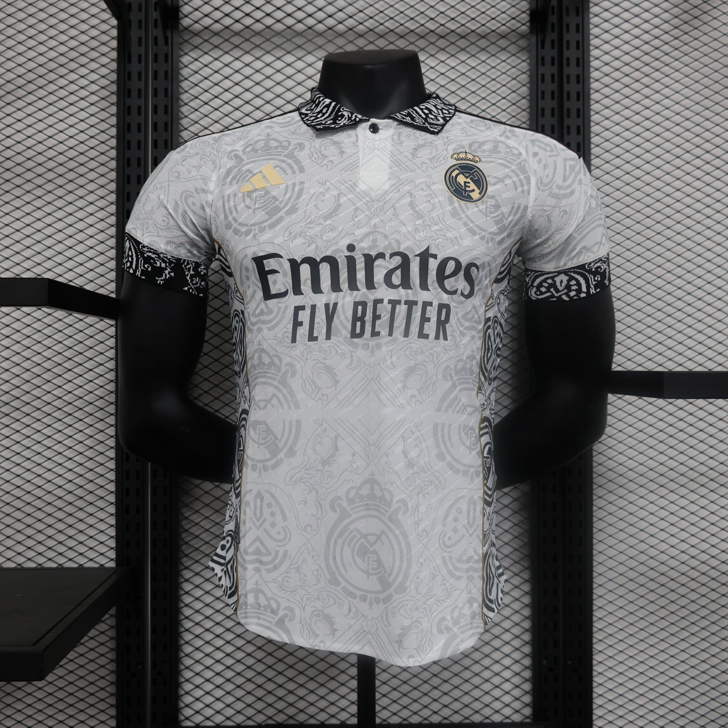 REAL MADRID EDIÇÃO LIMITADA BRANCA 24/25 MASCULINA (VERSÃO JOGADOR)