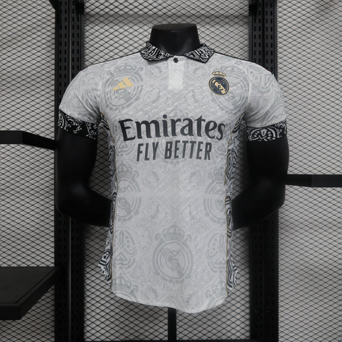 REAL MADRID EDIÇÃO LIMITADA BRANCA 24/25 MASCULINA (VERSÃO JOGADOR)
