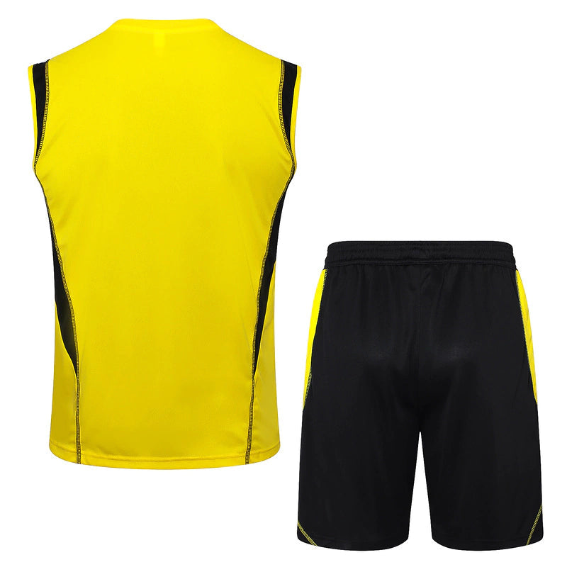CONJUNTO DE TREINO FLAMENGO 24/25 SEM MANGAS PARA HOMEM