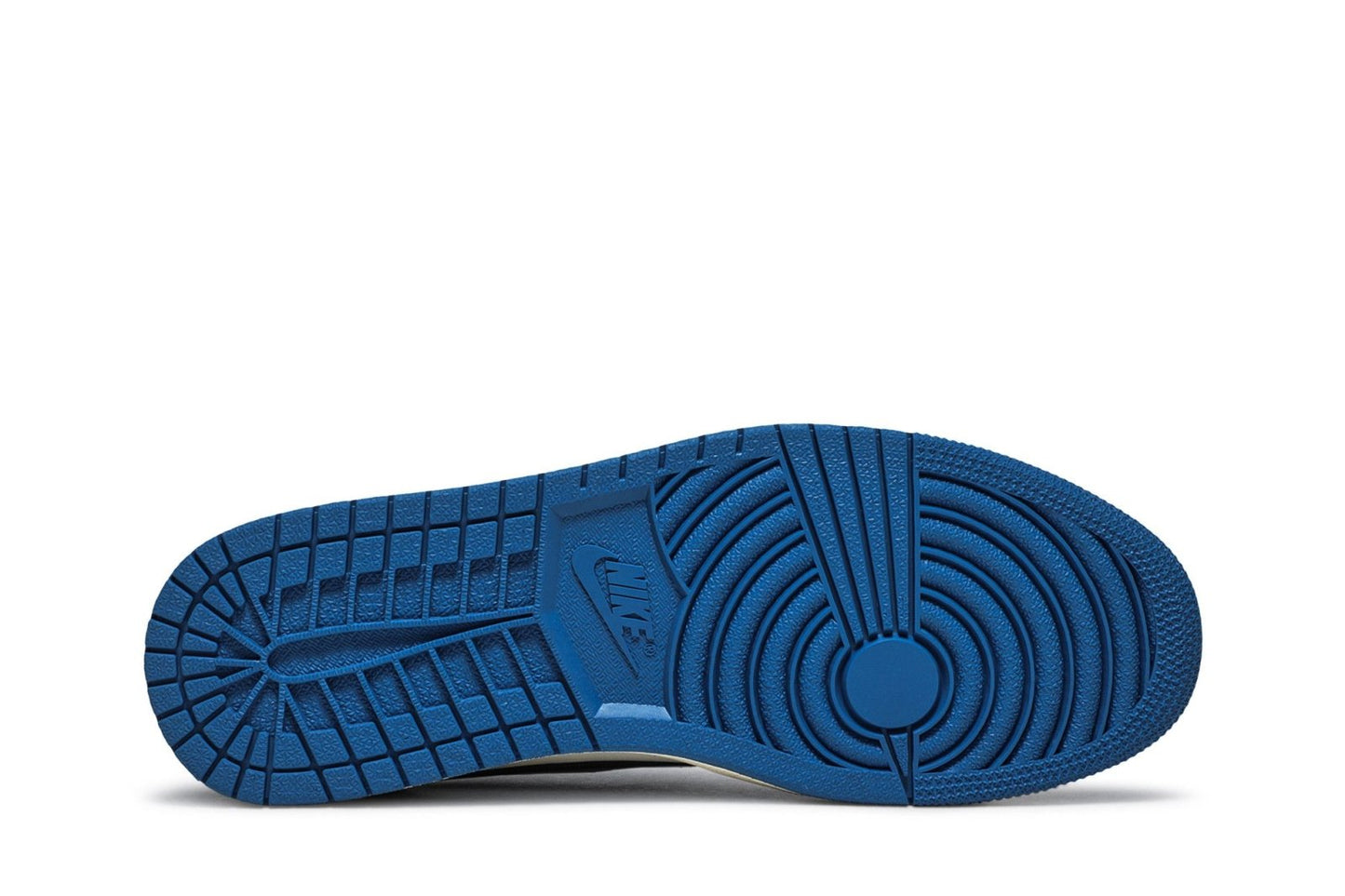 Tênis Air Jordan 1 Retro Low Fragment Design x Travis Scott Couro Branco Preto Azul