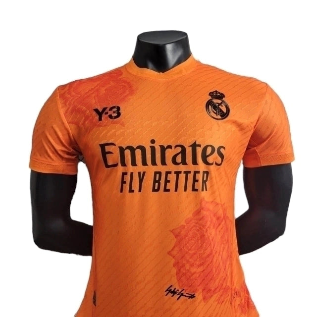 REAL MADRID Y-3 LARANJA 24/25 MASCULINO (VERSÃO JOGADOR)