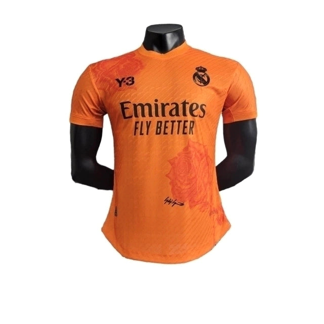 REAL MADRID Y-3 LARANJA 24/25 MASCULINO (VERSÃO JOGADOR)