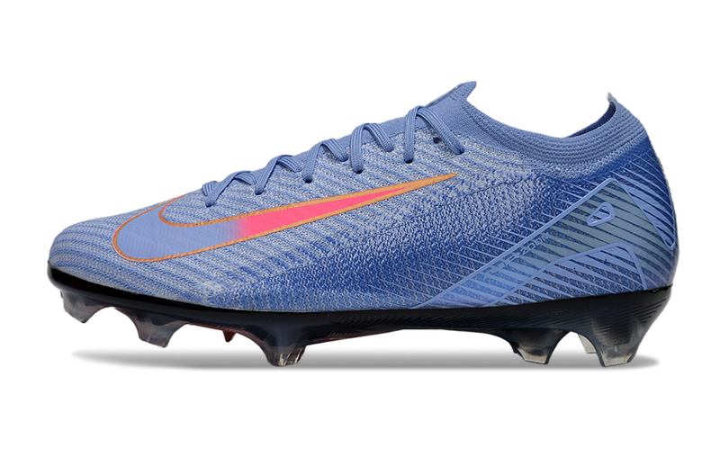 CHUTEIRA NIKE AIR ZOOM MERCURIAL VAPOR 16 ELITE CAMPO - AZUL E VERMELHA