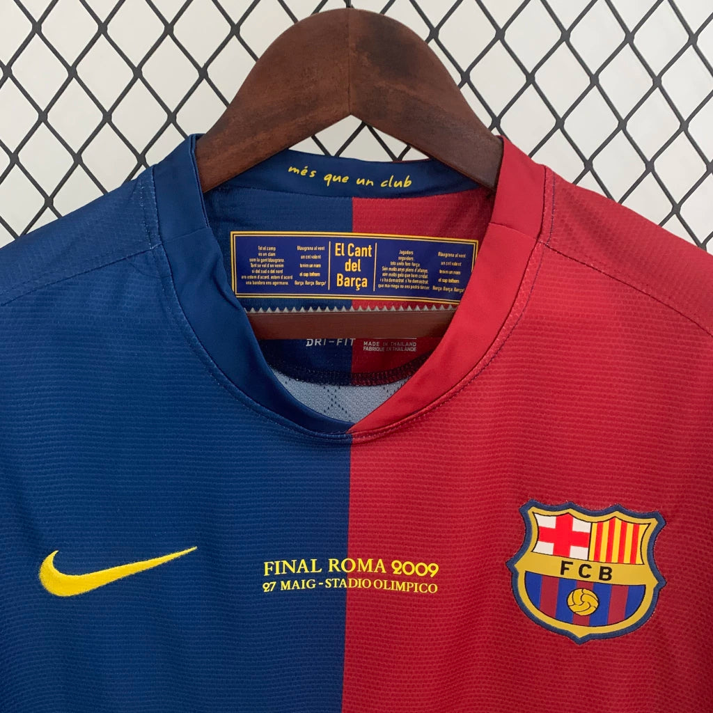 BARCELONA I 08/09 MASCULINO (RETRO) ESPECIAL CAMPEÕES MANGA LONGA 