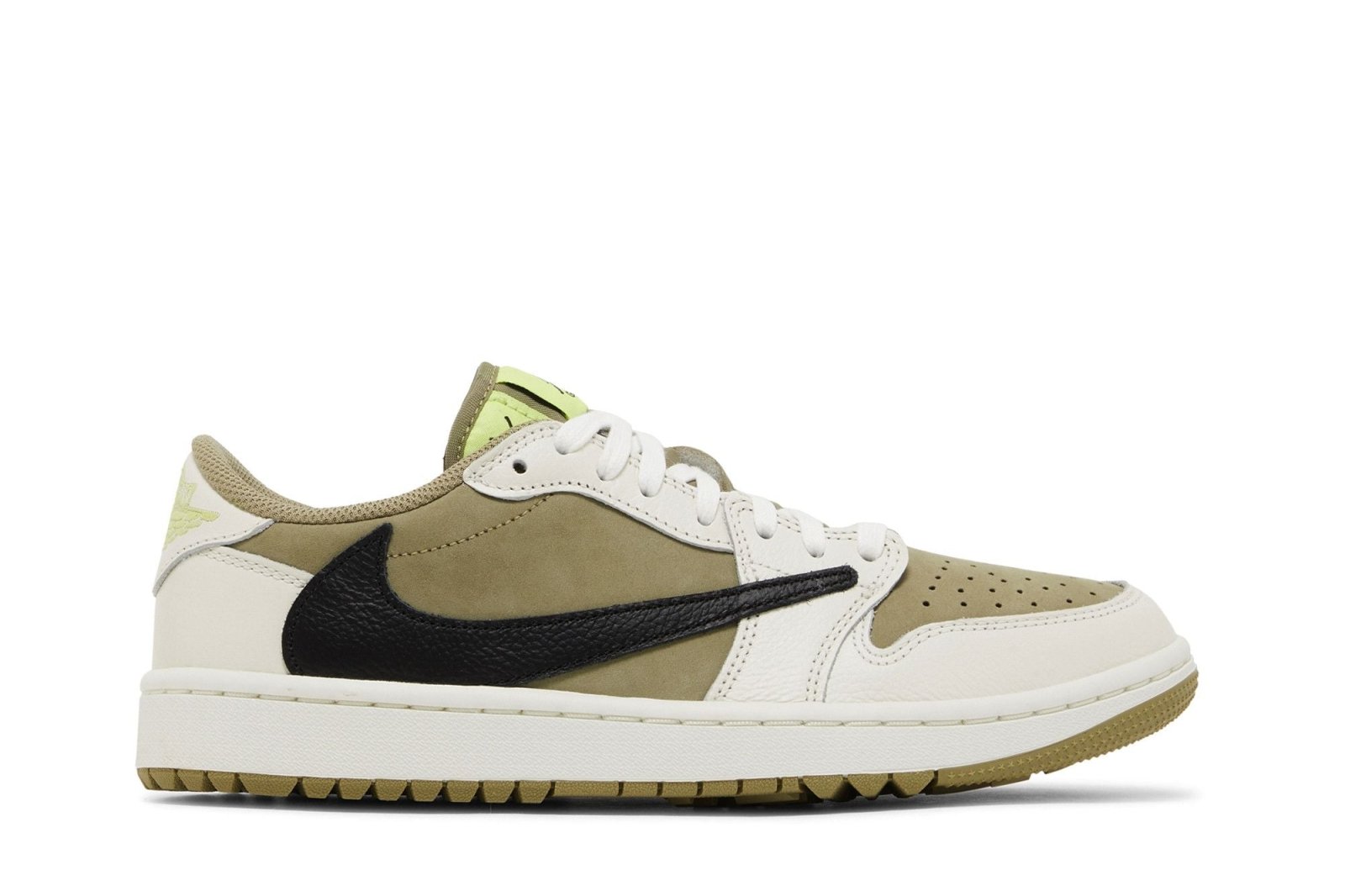 Sneakers Travis Scott x Air Jordan 1 Low Golf Neutral Olive – Verde