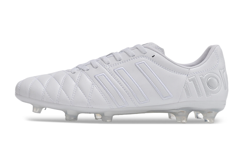 Chuteira Campo Adidas AdiPure 11 Pro FG Branca e Azul