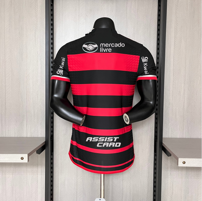 CAMISA FLAMENGO I COM PATROCINADOR 24/25 MASCULINO (VERSÃO JOGADOR) 
