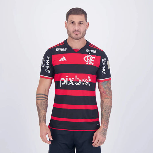 CAMISETA FLAMENGO I TODOS OS PATROCINADORES 24/25 MASCULINO 