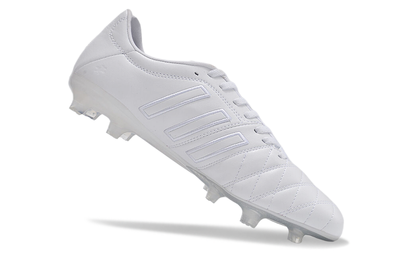 Chuteira Campo Adidas AdiPure 11 Pro FG Branca e Azul