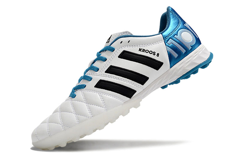 Society Adidas AdiPure 11 Pro FG Branca e Azul " Toni Kroos "