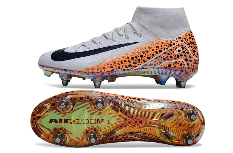 Chuteira Nike Mercurial SUPERFLY 10 Air Zoom Ultra TRAVA MISTA + MEIA E BOLSA